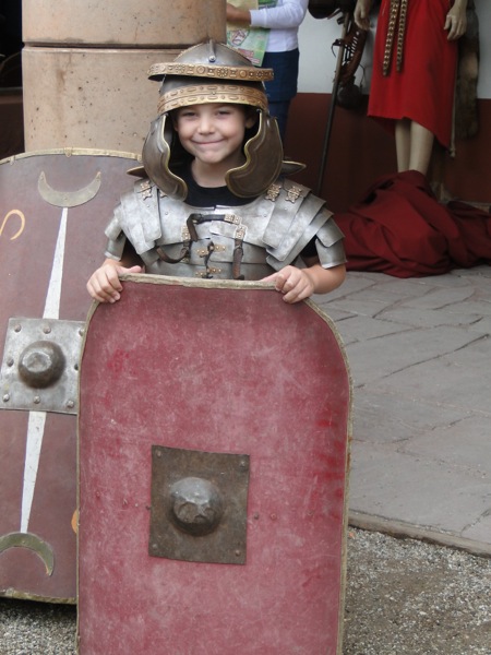 Verkleed jezelf als een echte Romeinse soldaat