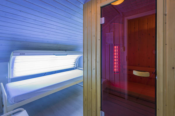 Vakantiepark Reevallis: Sauna en zonnebank