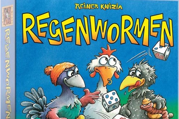 Regenwormen - Dobbelspel: Voorkant doosje
