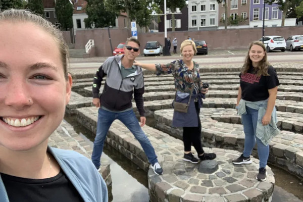 Qula City Trail Nijmegen: Selfie in de stad