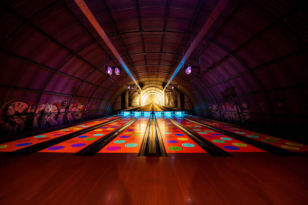 De bowlingbaan The Tube