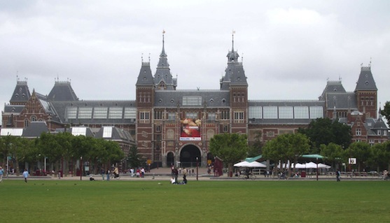 Rijksmuseum Amsterdam: Rijksmuseum Amsterdam vooraanzicht