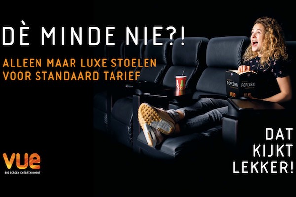 Vue Den Bosch: Film kijken in de meest comfortabele stoelen