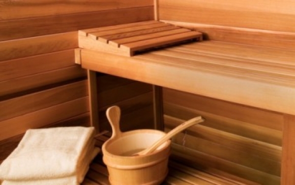Ontspanning in de sauna