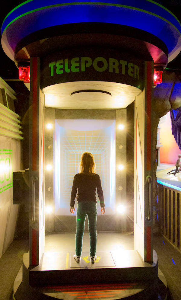 Betreedt de Teleporter