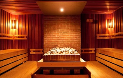 Heerlijk bijkomen in de sauna