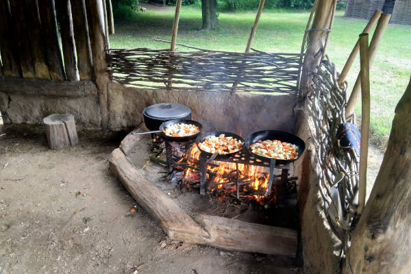 Eten op het vuur