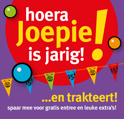 Hoera! Joepie is 15 jaar