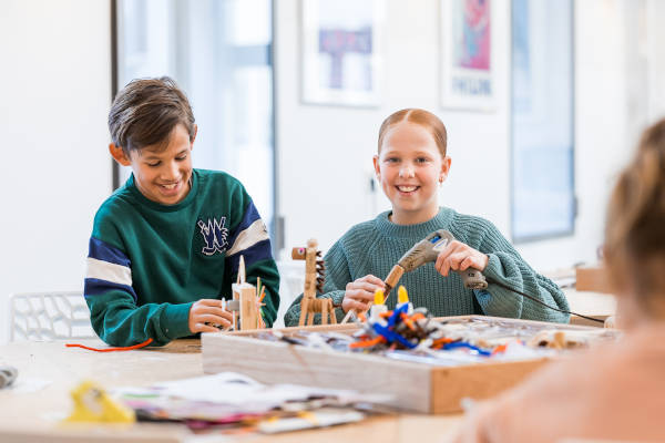 Knutselen in Kids Factory