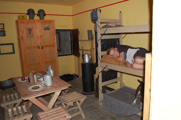Reconstructie van een bunkerĀ verblijf