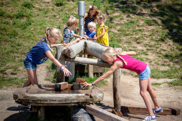 Spelen met het water