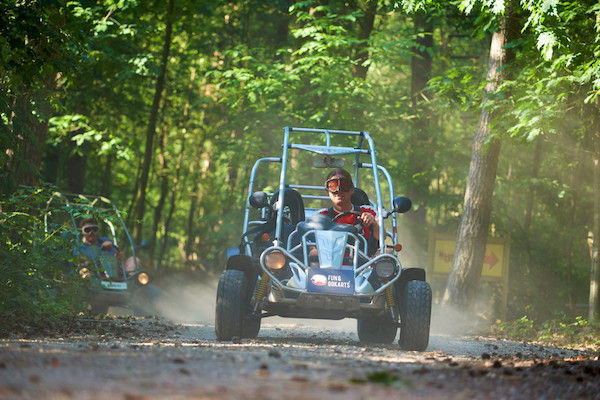 Door de Brabantse Kempen on-road en off-road rijden