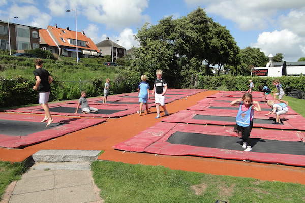 Trampoline springen