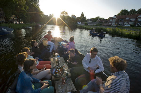 Genieten met uw gezelschap