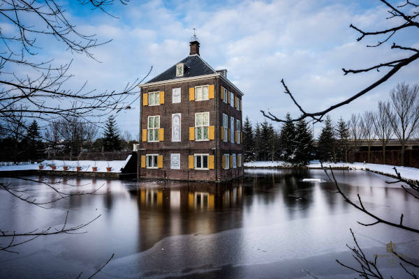 Buitenkant van het kasteel