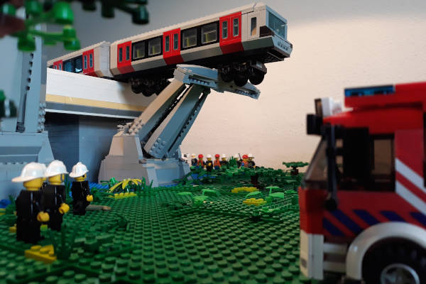 Lego Incidenten City brandweerauto van Lego