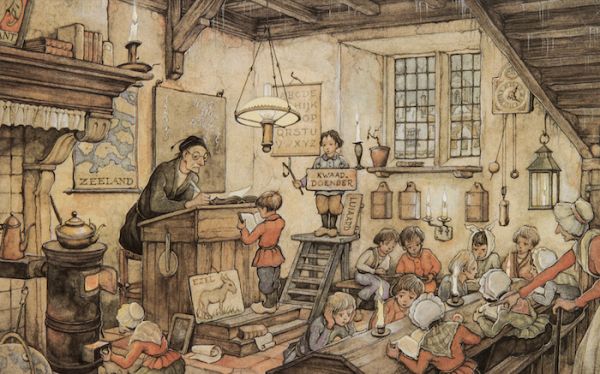 Anton Pieck Museum: Klaslokaal van vroeger
