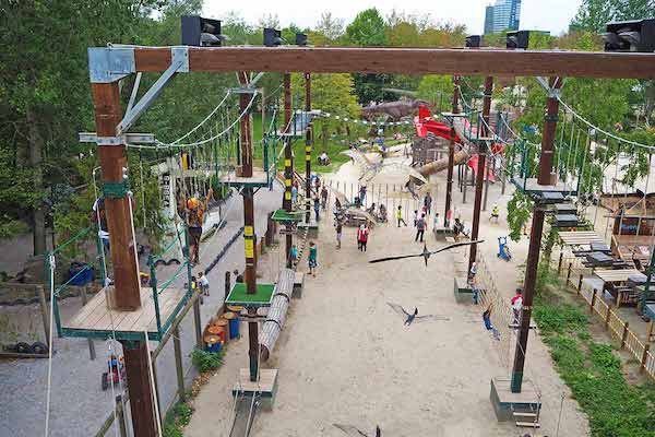 Buitenspeeltuin en klimpark