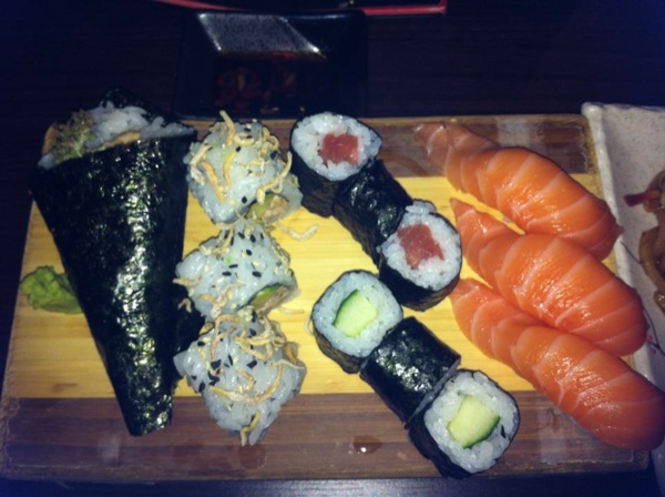 Heerlijke diverse Sushi gerechten