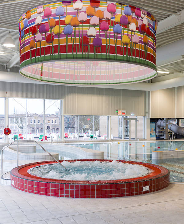 Relaxen in het bubbelbad