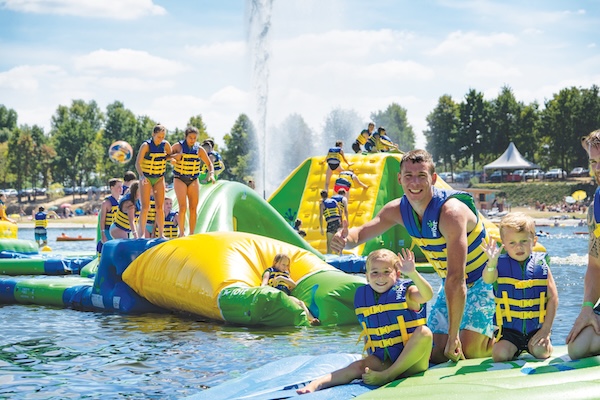 Aquapark luchtkussen