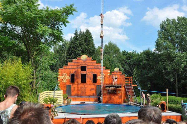 De spectaculaire Maya stuntshow