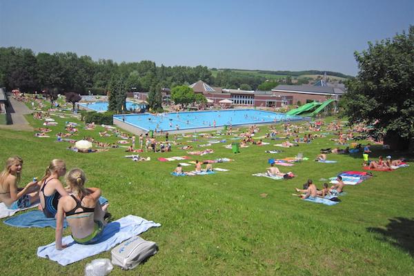 Genoeg ruimte om te relaxen op de zonneweide