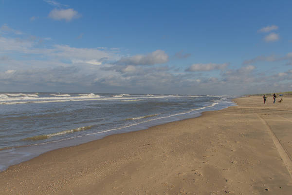 Wandeling langs de zee