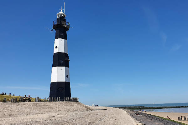 Vuurtoren bij het strand