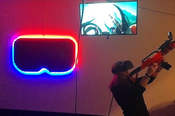 Mixed reality shooter