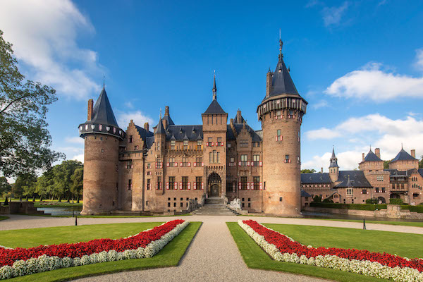 Kasteel de haar vooraanzicht