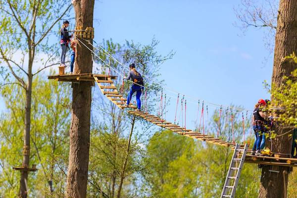Klimpark Fun Forest Amsterdam: Klimmen in de mooiste bossen van Nederland