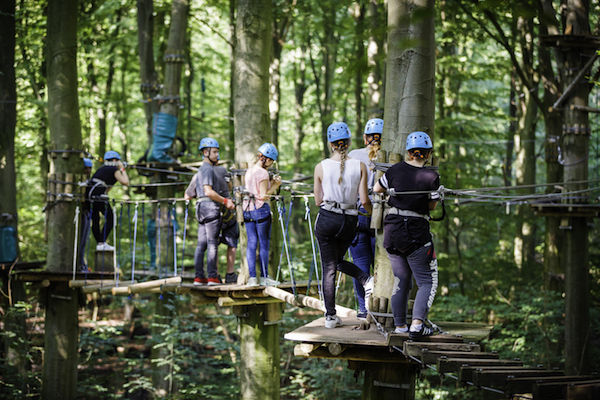 Spannende beleving midden in de natuur