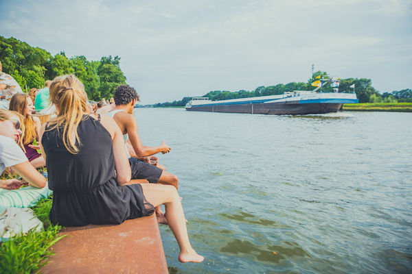 Genieten aan het water