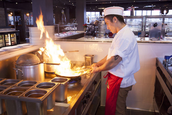 Restaurant Genieten en Zo: Live cooking