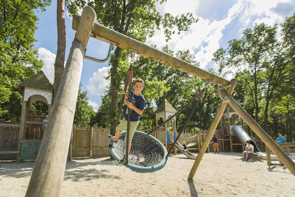 Klimmen en klauteren in de speeltuin