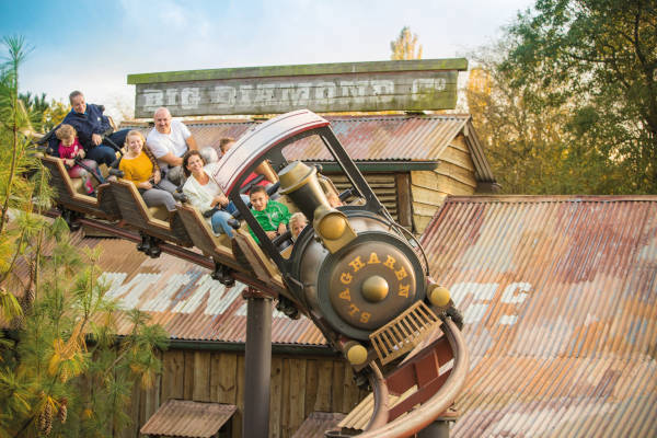 Attractiepark Slagharen: In het treintje