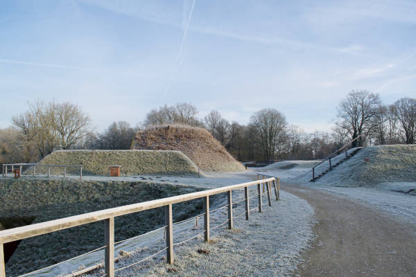 Fort bij Vechten in de winter