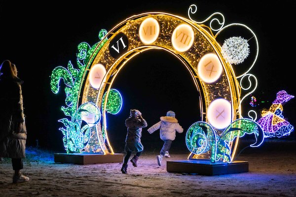 Steinerbos Belevenispark: Rennen door de lichtjes tijdens Steinerlights