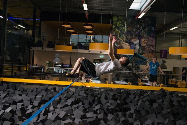 Test je balans op de slackline