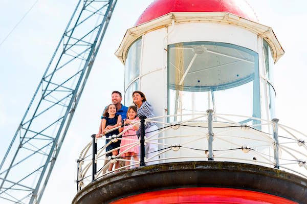 Prachtig uitzicht vanuit de vuurtoren