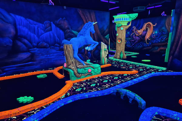 GlowGolf Kerkrade: Het paard