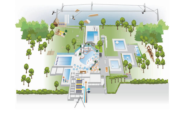 Plattegrond van het complex