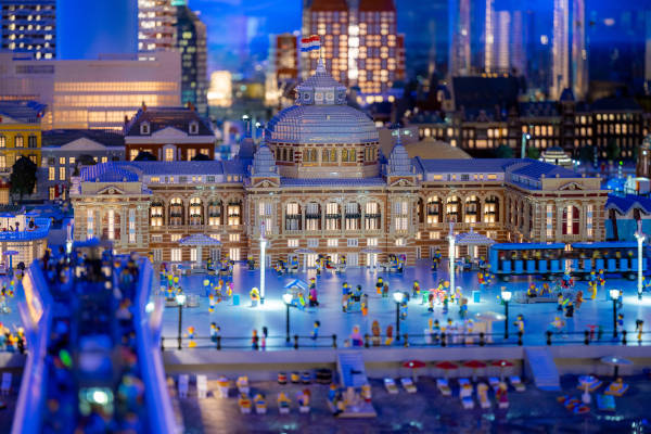 Het Kurhaus in LEGO-steentjes