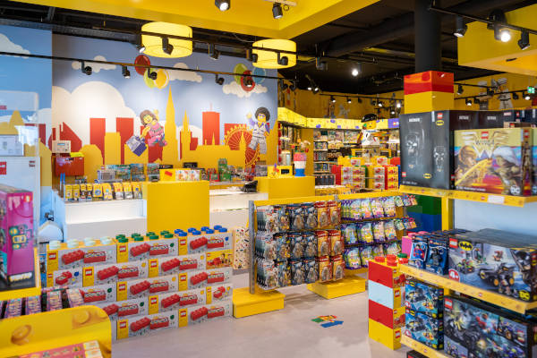 De LEGO winkel