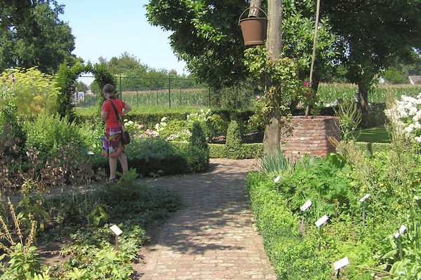 Loop rond in de prachtige kruidentuin met waterput bij Museum Smedekinck