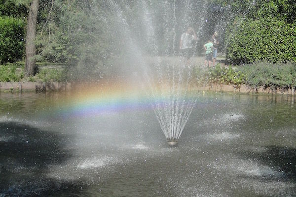 Fontein in de Wandelwijck bij Plaswijckpark