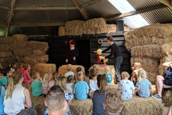 Avonturenboerderij Molenwaard voorstelling Alfred J. Kwak