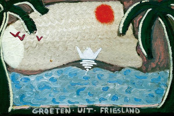 Schilderij genaamd Groeten uit Friesland