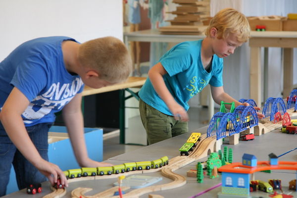 Kinderspeelparadijs in station Sneek